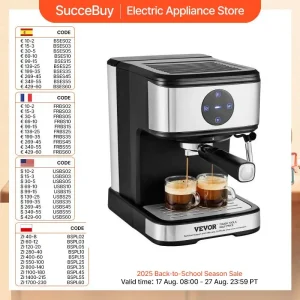 Espresso Machine with Milk Frother